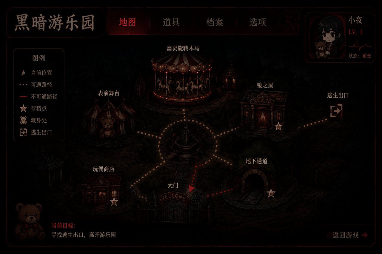 黑暗游乐园 实机画面 演示图 2